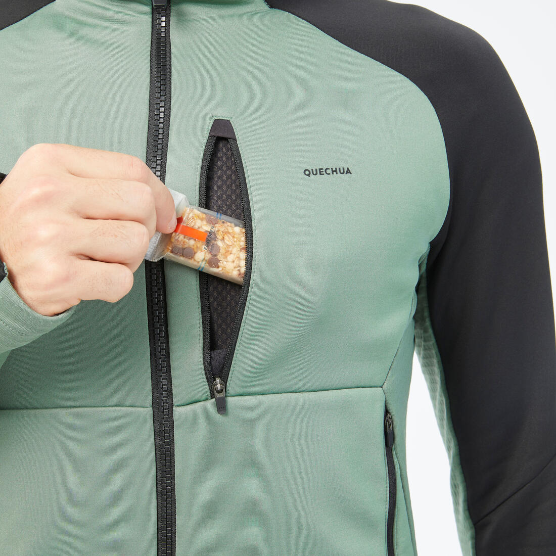 Veste polaire de randonnée - mh500 hood - homme - Image 15