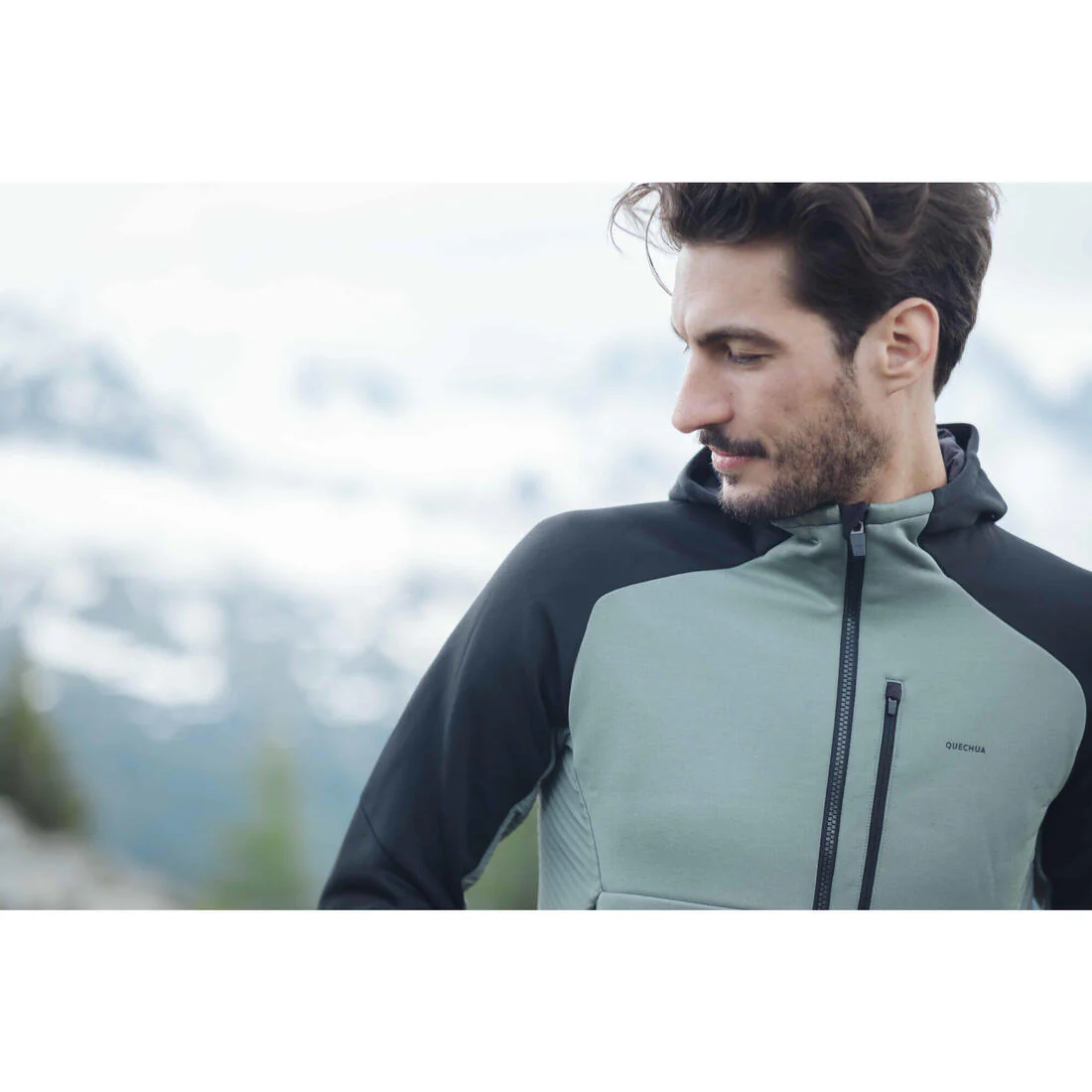 Veste polaire de randonnée - mh500 hood - homme - Image 20