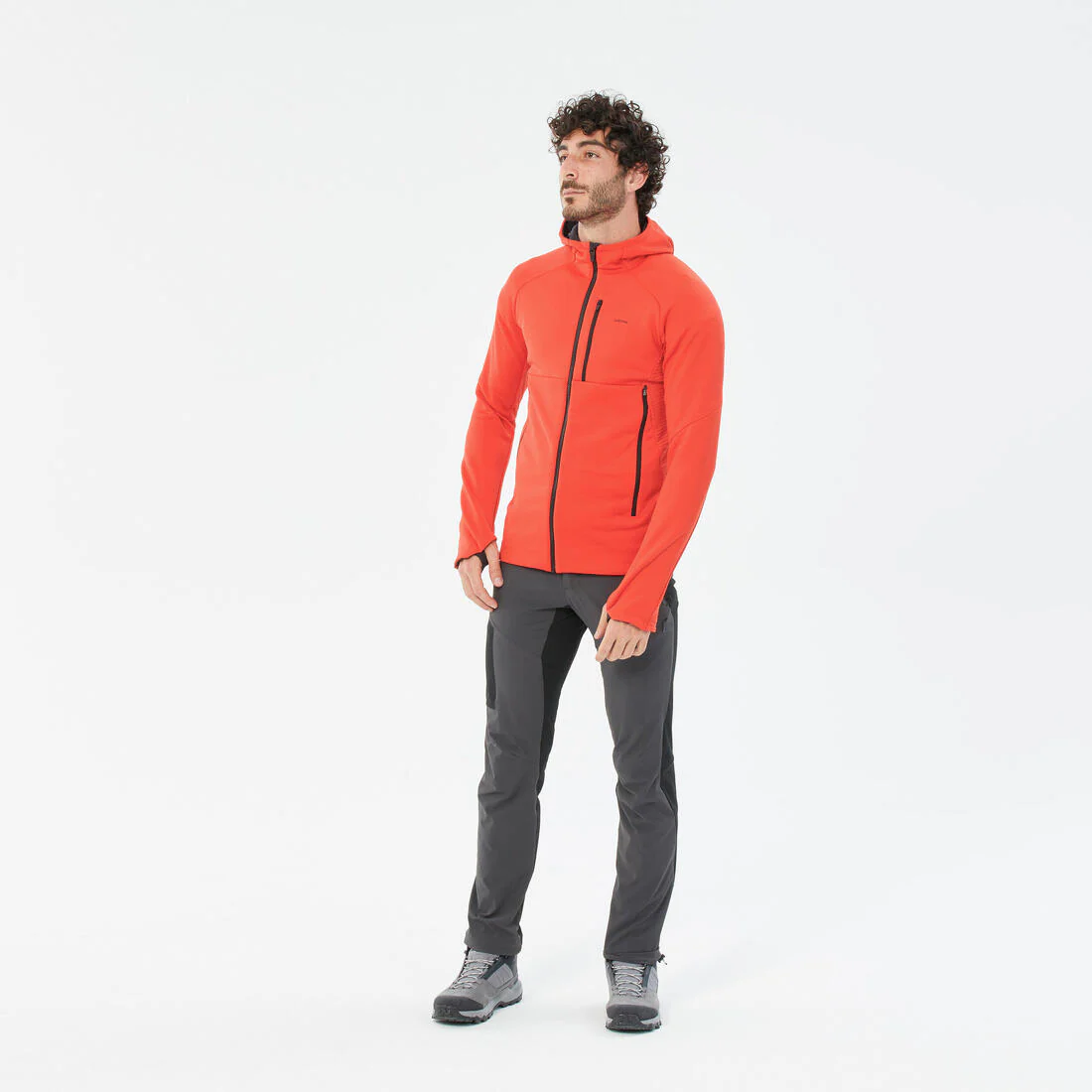 Veste polaire de randonnée - mh500 hood - homme - Image 4