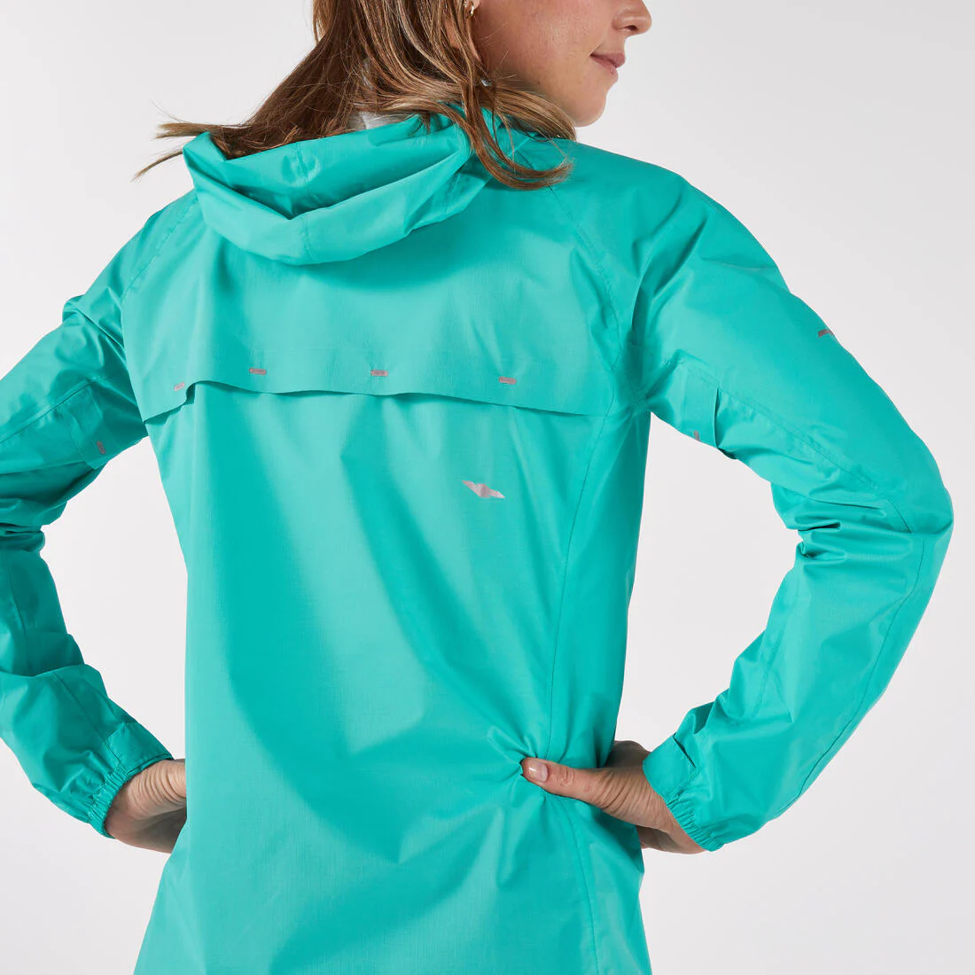 Veste running imperméable Femme, Kiprun Run Rain 900 gris foncé - Image 10