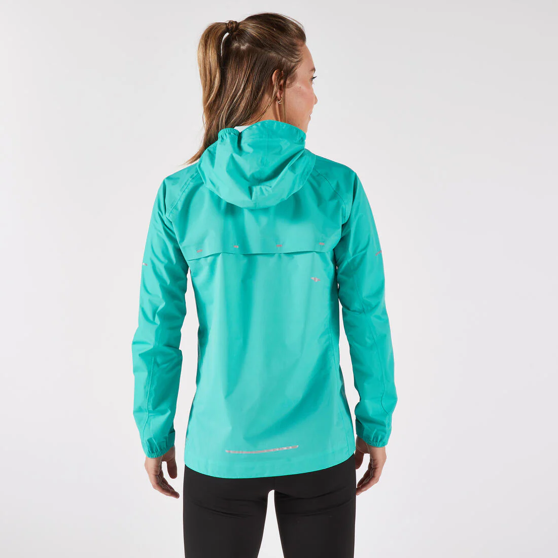 Veste running imperméable Femme, Kiprun Run Rain 900 gris foncé - Image 11