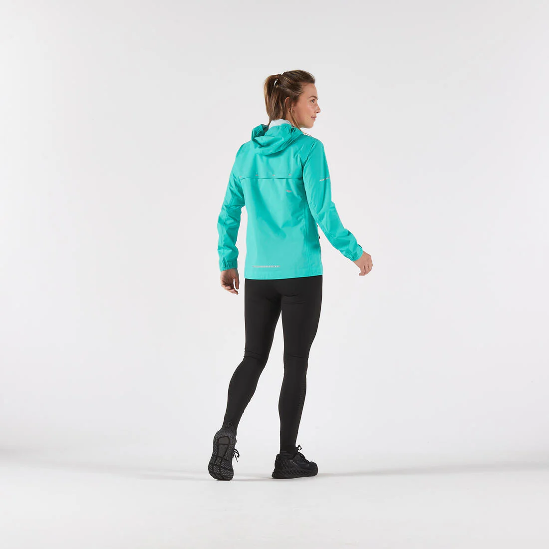 Veste running imperméable Femme, Kiprun Run Rain 900 gris foncé - Image 22