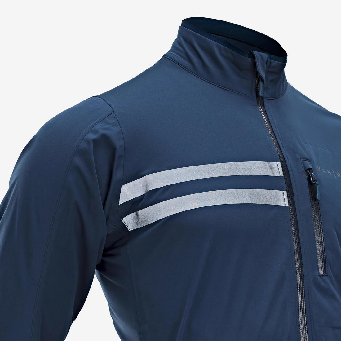 Veste vélo route manches longues coupe pluie homme - RC500 noire - Image 6