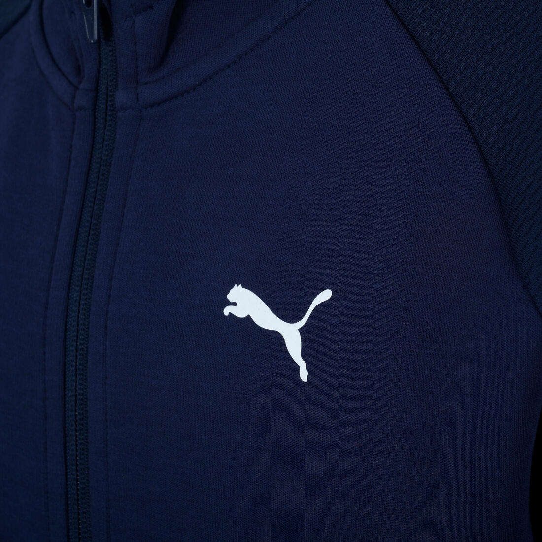 Veste zippée à capuche enfant Active, bleu marine - Image 4