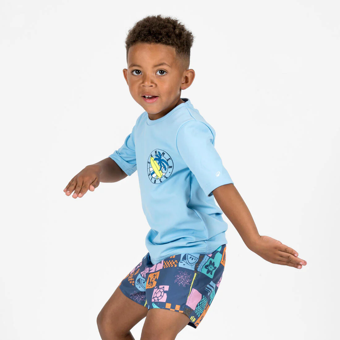 Water tee shirt anti uv surf enfant imprimé - Image 13