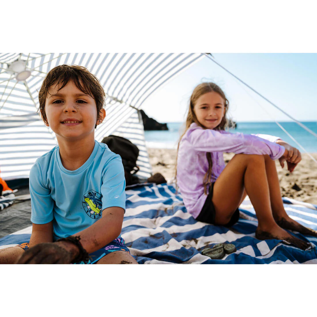 Water tee shirt anti uv surf enfant imprimé - Image 35