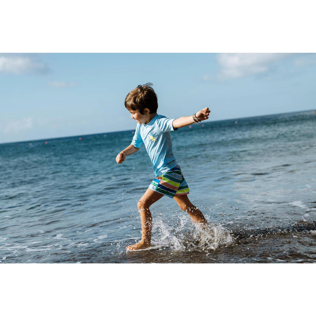 Water tee shirt anti uv surf enfant imprimé - Image 41